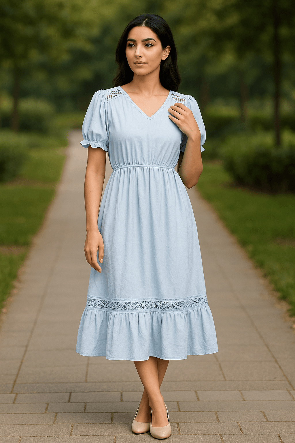 Peach Dress 3