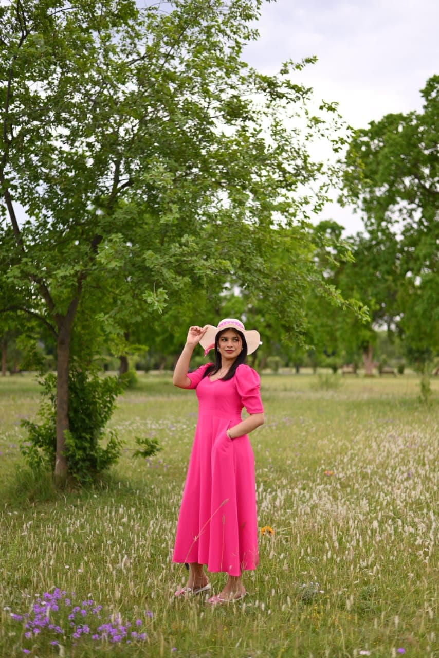Electric Pink Dress
